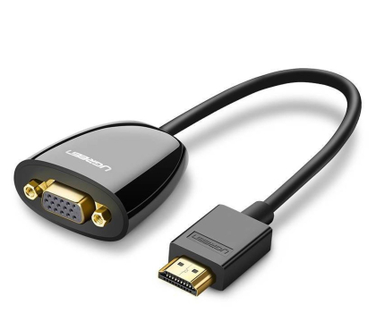 Przejściówka UGREEN Adapter HDMI do VGA MM105 bez audio czarny